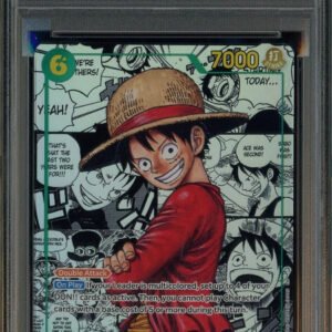2025 One Piece OP13 EN Manga Alternate Art #118 Monkey D. Luffy PSA 10 GEM MINT