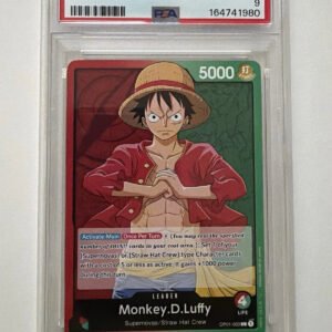 One Piece Card Monkey.D.Luffy OP01-003 PSA 9 Pre-Errata