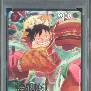 #2 2024 One Piece JP Mos Burger #080 Monkey D. Luffy PSA 10 GEM MINT