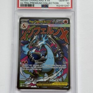 2025 POKEMON MEP EN-ME BLACK STAR PROMO #023 MEGA CHARIZARD X EX PSA 10